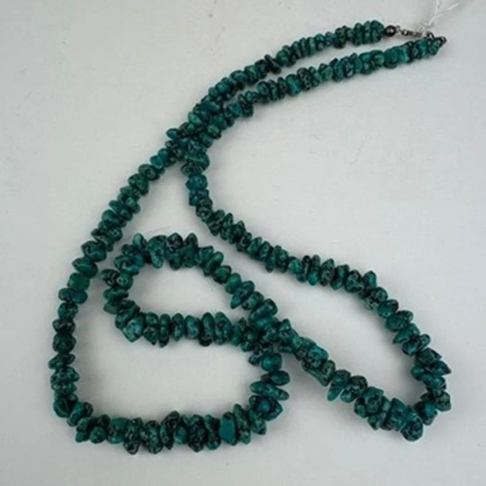 Authentic Turquoise Nugget Necklace 15